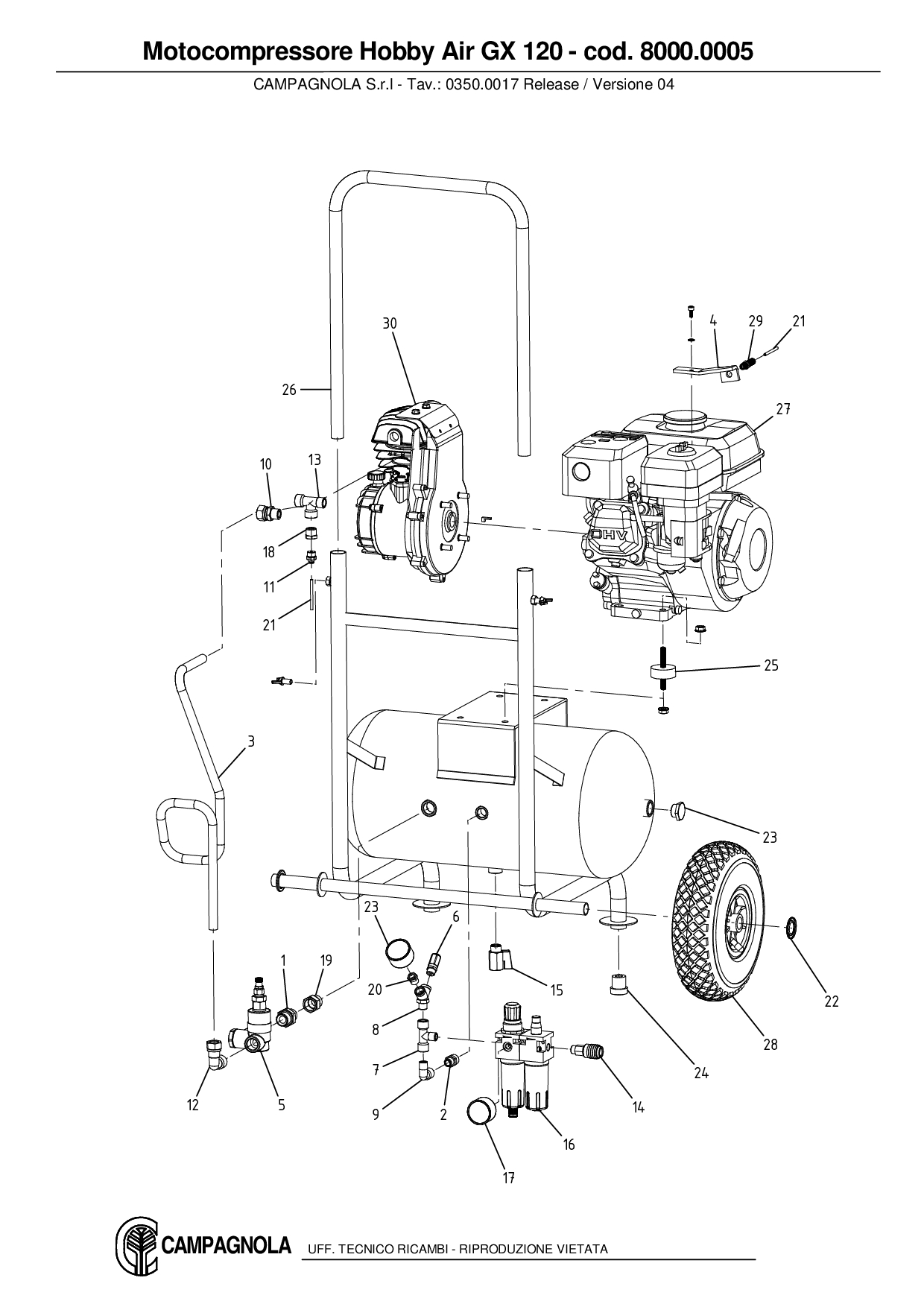 MOTO.0305_Motocompressore Hobby Air GX120- (8000.0005)